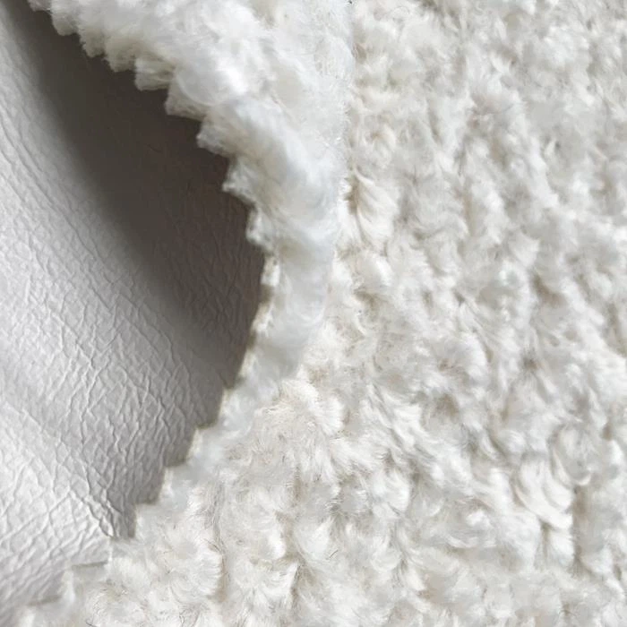 Pu With Fur Fabric